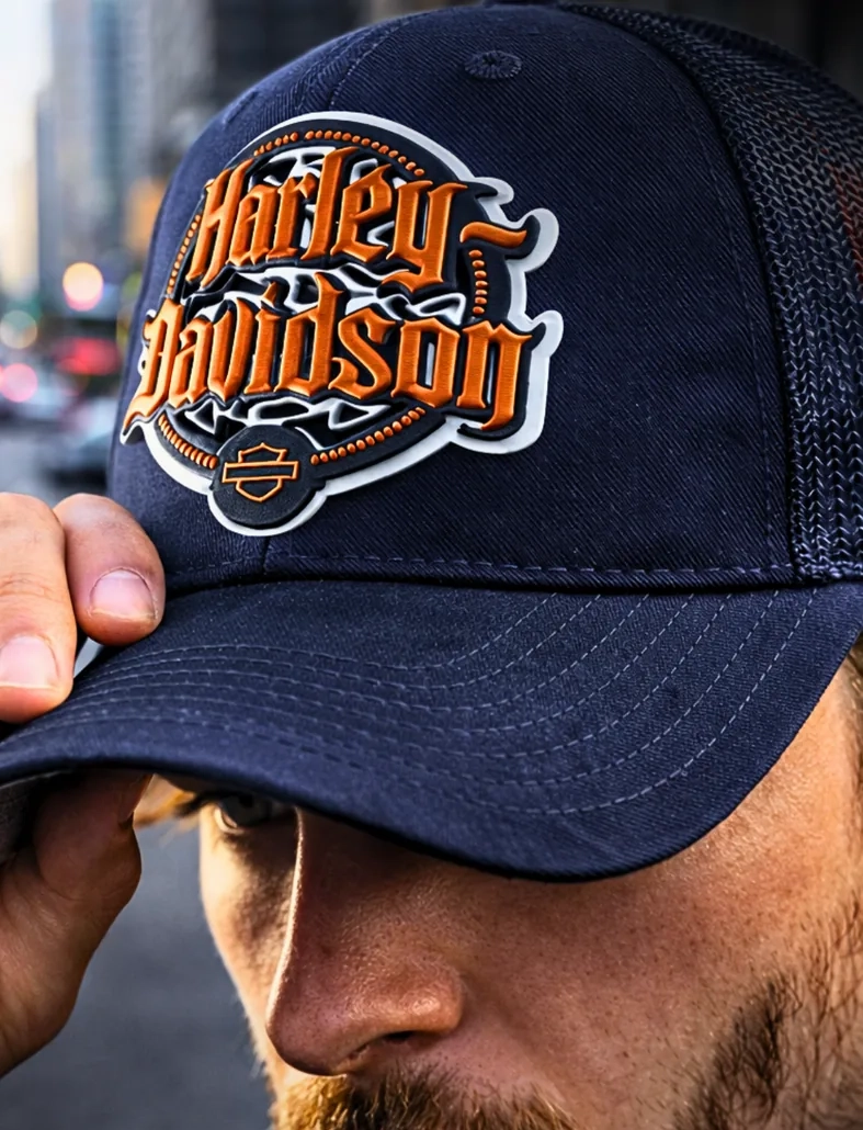 Gorras con relieve 3D