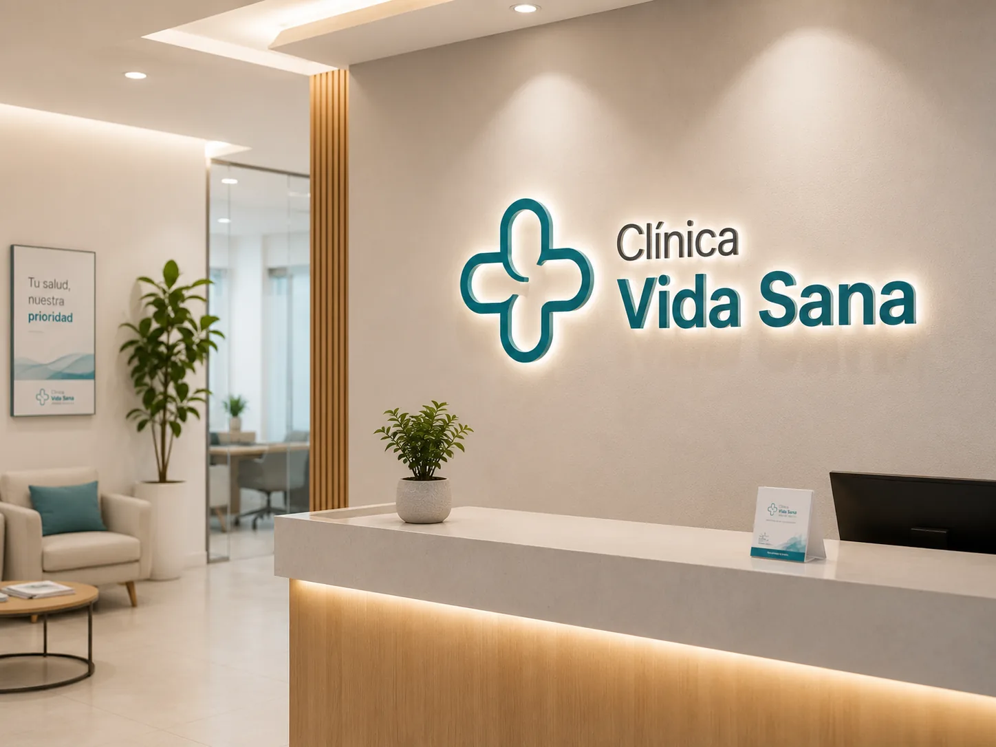 Letras 3D y anuncios para consultorio