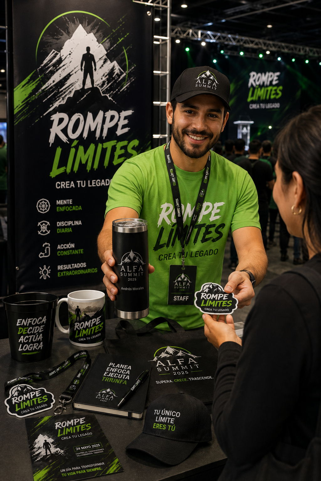 Merch para eventos Aragón